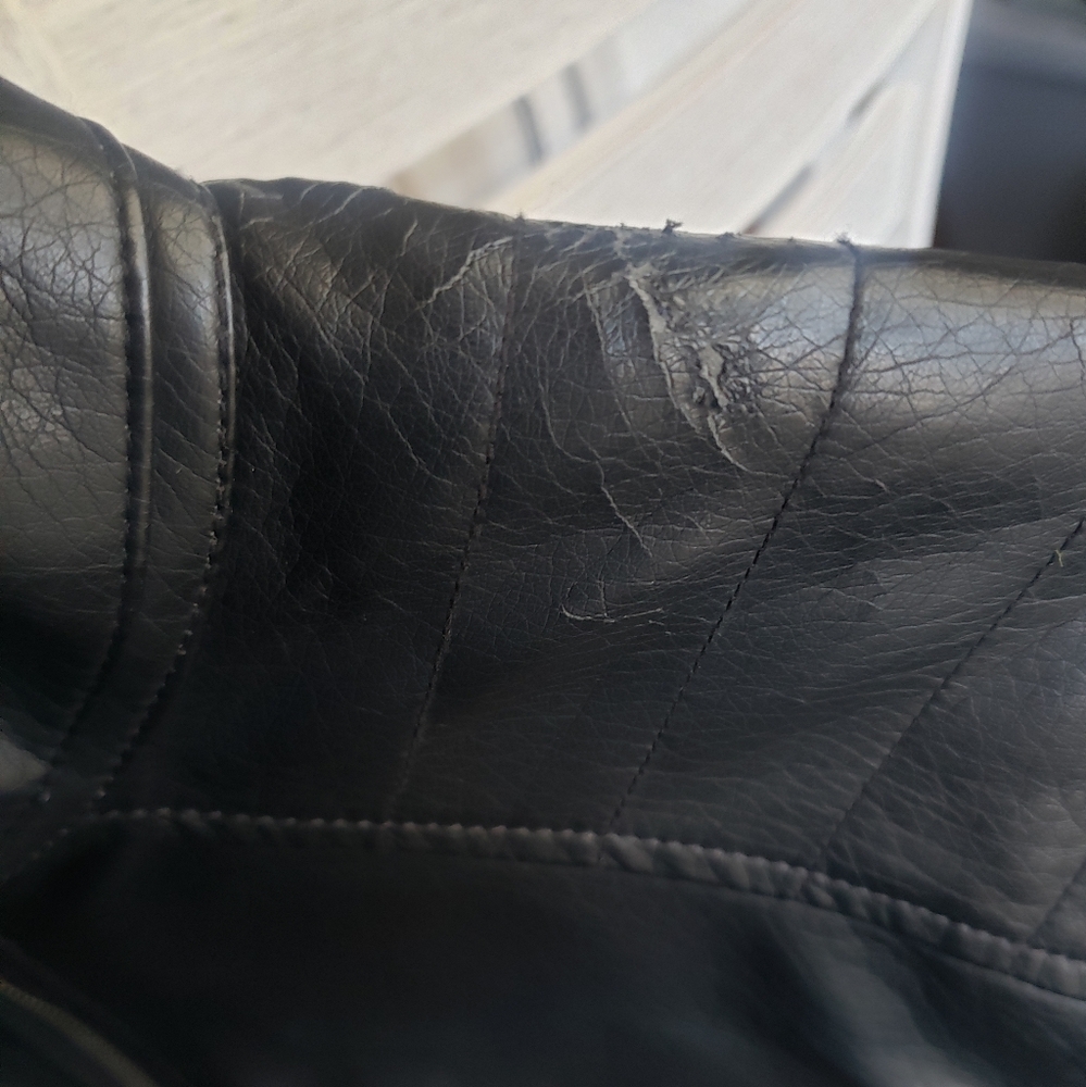 NWOT BLACK LEATHER YOUTH JACKET - Picture 10 of 10